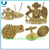 Customized Metal Gold Plated Badge Brooch Lapel Pin Cuff-link Chile Tactical Morale Security Badge