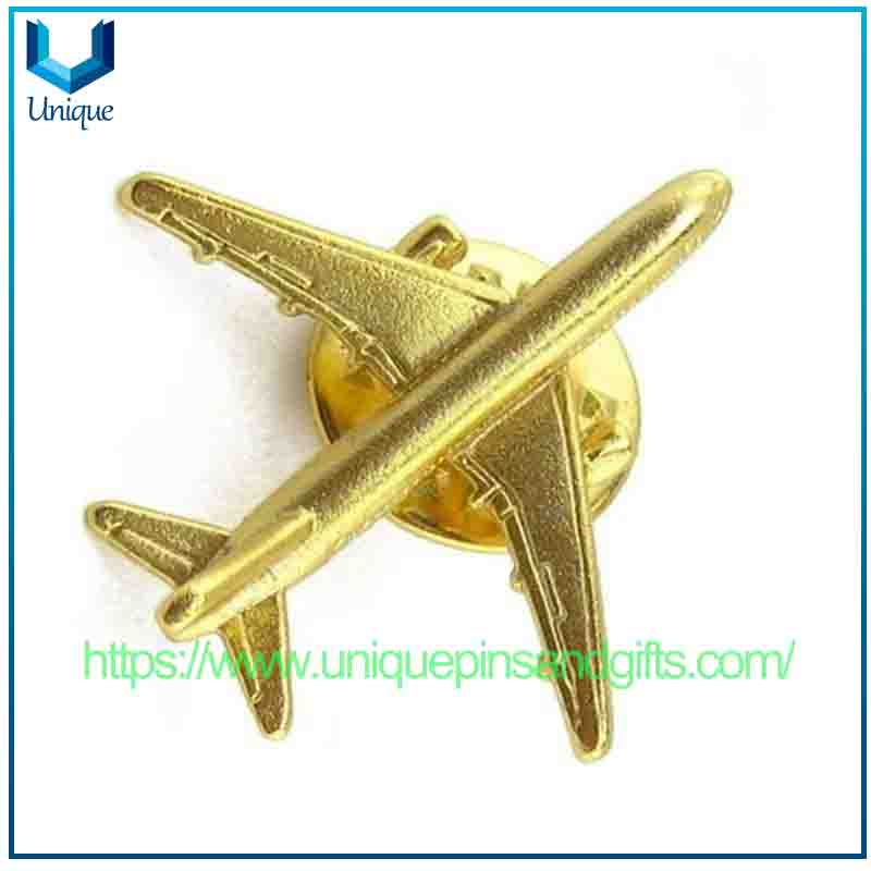 Metal 3D Boeing 787 Aircraft Retro Unique Simple Elegant Badges, Bags Accessories