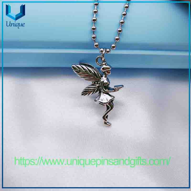 Custom Flower Fairy Titanium Steel Necklace Collar Chain Korean-style Fashion Sweater Chain Versatile Unique Girl's Ins Necklace