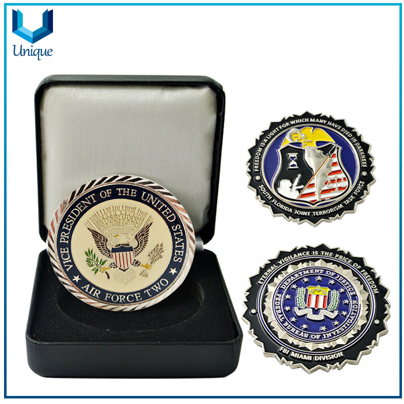 Excellence award Coin, Commande Coin, 3D diamond Edge Cutting coin,soft cloisonne Coin, Gold Military Coin