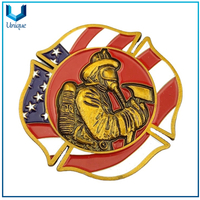 Challenge Coin Customize Factory,3D Firefighters Fire Rescue Commemorative Challenge Coin, Bulk Challenge Coin 