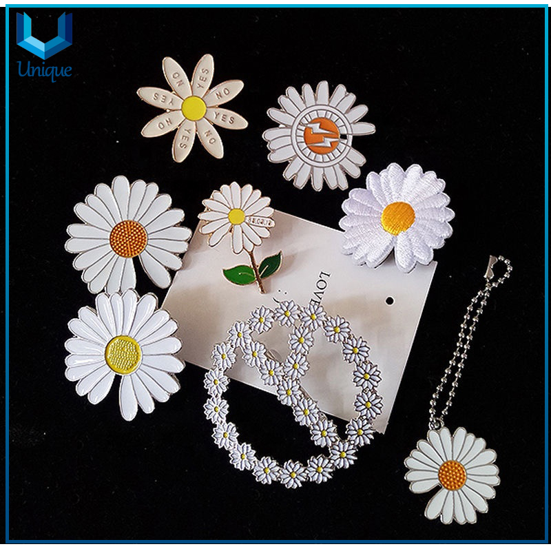 Customize Fashion Lapel Pin, Garment Flower metal Brooches, Bag & Hat Decoration Pin Badge, Souvenir Gift Pin