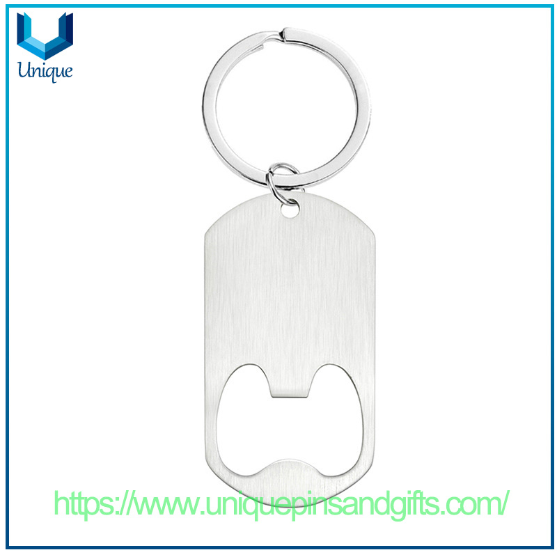Custom Fashion Key Shape Decoration Keychain Promotional Gift Souvenir Coins Metal Beer Bar Wine Corkscrew Bottle Opener Metal Keychain