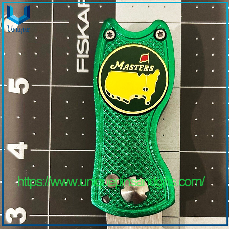 New Scorecard Golf Ball Marker Master's Tournament Scorecard Golf Ball Mark