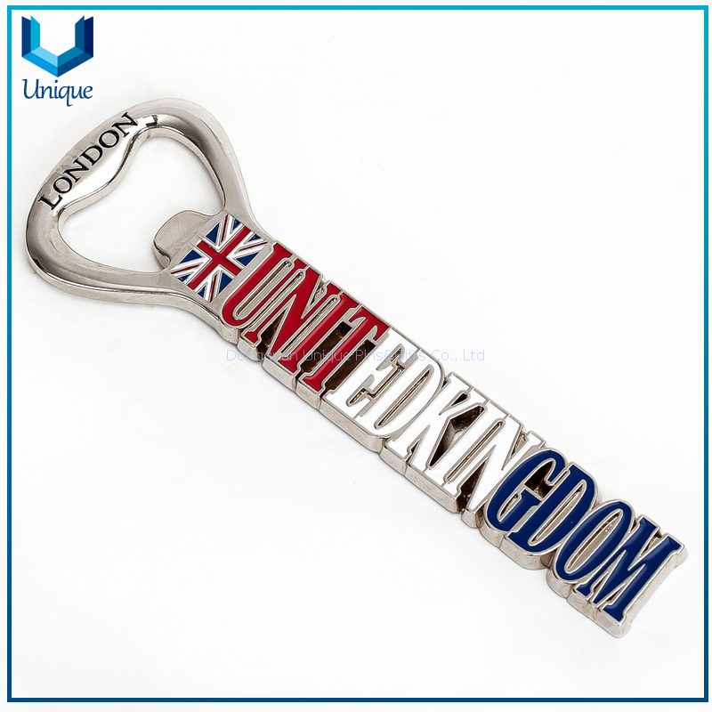 Switzerland Fashion Style Beer Bottle Opener with Magnet, Metal Spoon/ Letters/Can Bottle Opener for Best Sell Sounvenir Gifts 