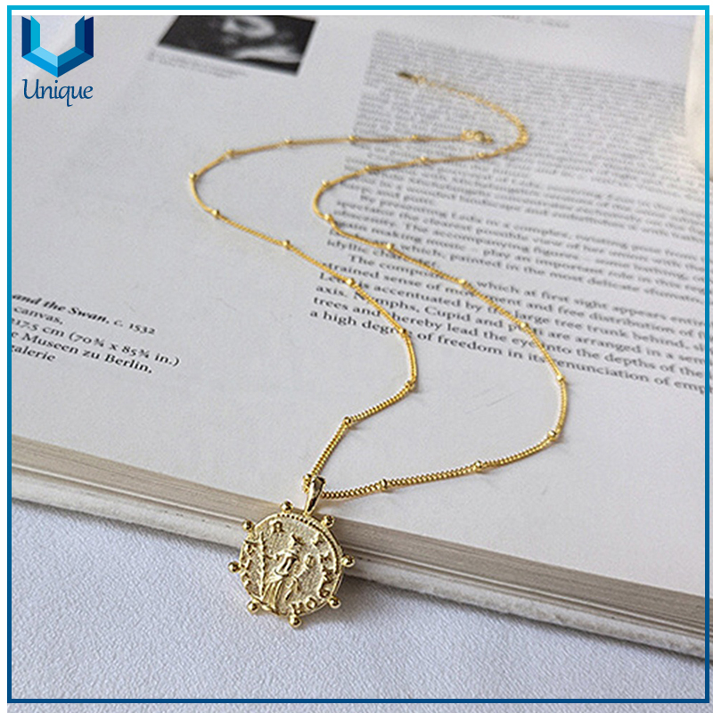 Custom Unique Creative 925 Silver Pendant, Factory Wholesale 925 Sterling Silver Necklace in gold plating