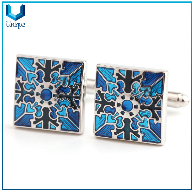 Fashion Cufflink, High quality Die Struck Brass Cufflink, Jewerly Wedding Cufflink in Soft Enamel for Promotional Gifts