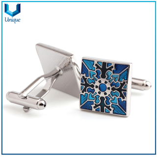 Fashion Cufflink, High quality Die Struck Brass Cufflink, Jewerly Wedding Cufflink in Soft Enamel for Promotional Gifts
