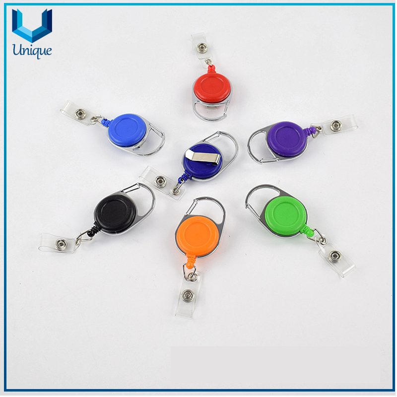 Badge Reel with Keyring, Customize Logo Badge Reel Keychain for Best Sell Promotional Gifts