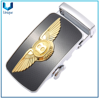 Customize Logo Auto Lock Fashion Buckle for 35mm Width Belt, Fashion Zinc Alloy Metal Accessories Buckle for Promotional Gifts