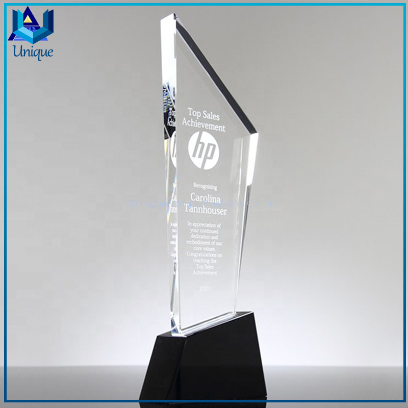 Newest Crystal Sky Scraper Award Trophy For Office Table Decoration,Oil barrel award holder