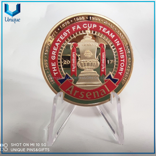 Custom Made Metal Crafts Gold And Silver Plated Mirror Like Round Shape Souvenir Coins