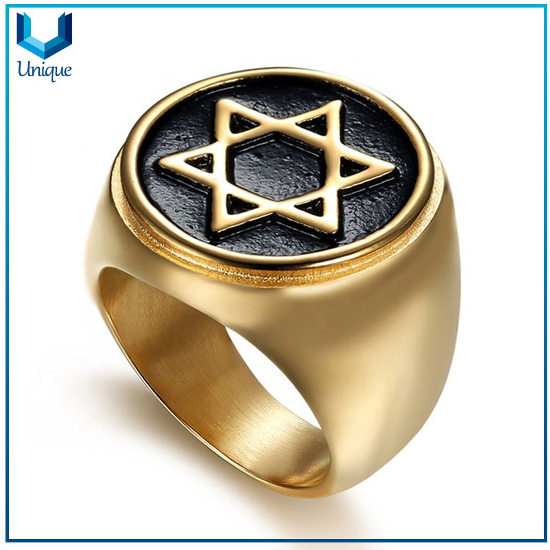 China Manufacturer Masonic Signet Ring Stainless Steel Simple Design Large Size Jewelry Rings