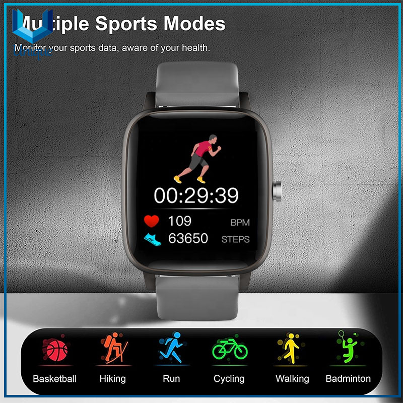 Hot Sale Full Touch SmartWatch Waterproof Temperature Smart Watch With Heart Rate Monitoring Smart Watch Waterproof