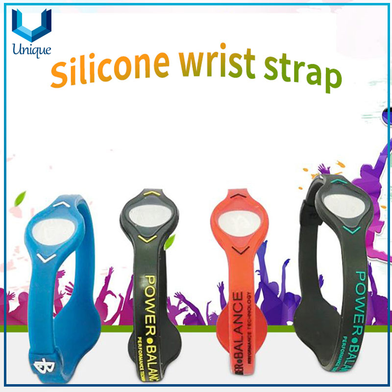 Wholesale Fashion Promotional Gift Custom Power Thin silicone Sports bracelet wristband