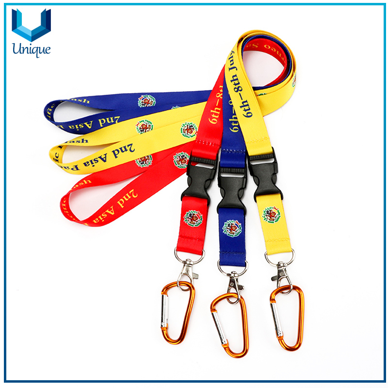 Wholesale Fashion Lanyard Keychain Custom airline airbus air lanyard Silkscreen Printing Logo Polyester Landyard Keychains