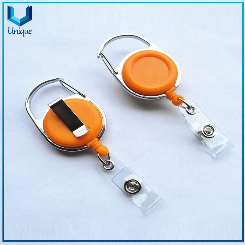 Promotion cute retractable badge holder with customized design, yoyo badge holder
