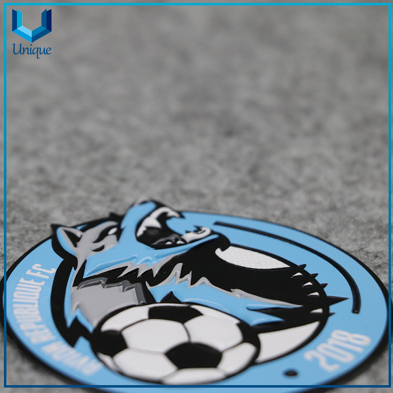 Cheap Fashion Design Iron on High Quality Wholesale High Badge Custom High Frequence TPU badge， high quality low price PVC hot melt Patch for garment