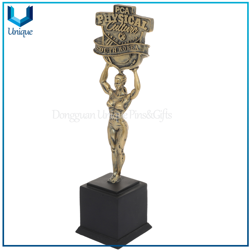 120cm Resin Trophy, Korea Gym Satue, Korea Body fitness Award Trophy, China Trophy Manufacturer