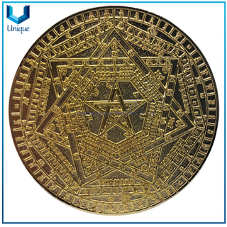 Customize Design, Gold Plated Souvenir Coin, UK Ancient Coin, Challenge Coin for Gifts