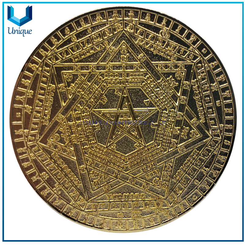 Customize Design, Gold Plated Souvenir Coin, UK Ancient Coin, Challenge Coin for Gifts