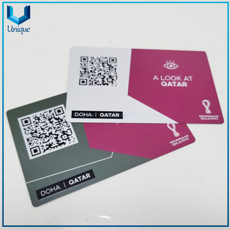 Cutsom Metal card with QR code printing，Custom card