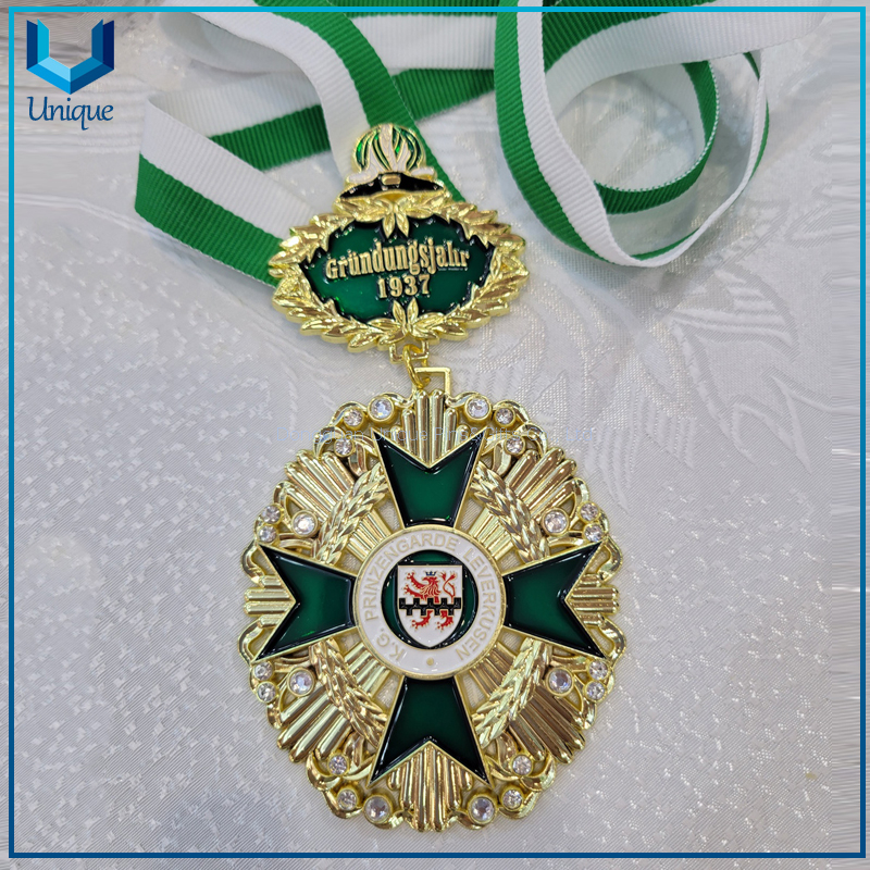 Custom Military Souvenir Hour Medal, High Quality Award Medal with Ribbon