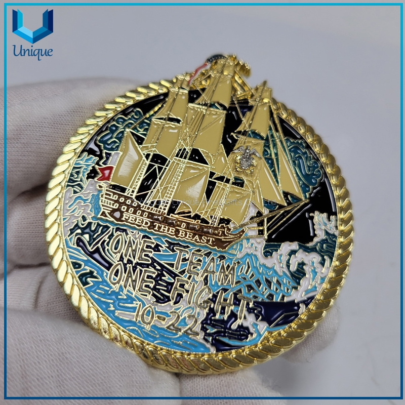 Sailing commemorative coin