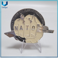 Custom 3D USA Naavy NATO Challenge Coin with USA Flag in high Quality
