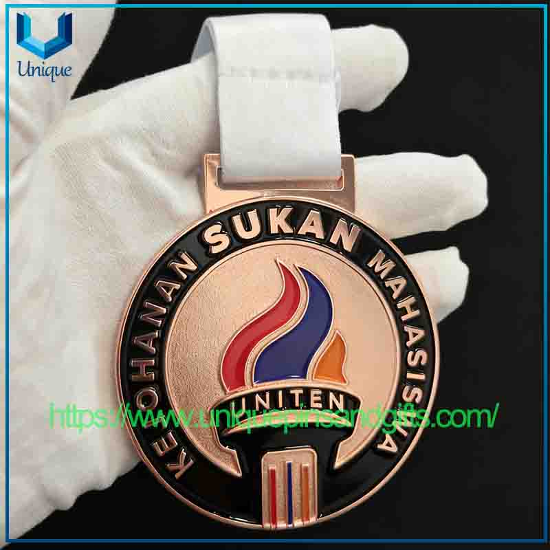 Custom Design 3D Metal Medal, School Medal, Sports Medal,Marathon Medal with Ribbon