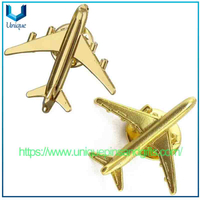 Metal 3D Boeing 787 Aircraft Retro Unique Simple Elegant Badges, Bags Accessories