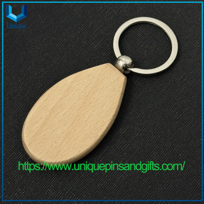 DIY Laser Engraving Character Pattern Solid Wood Keychaien (9)