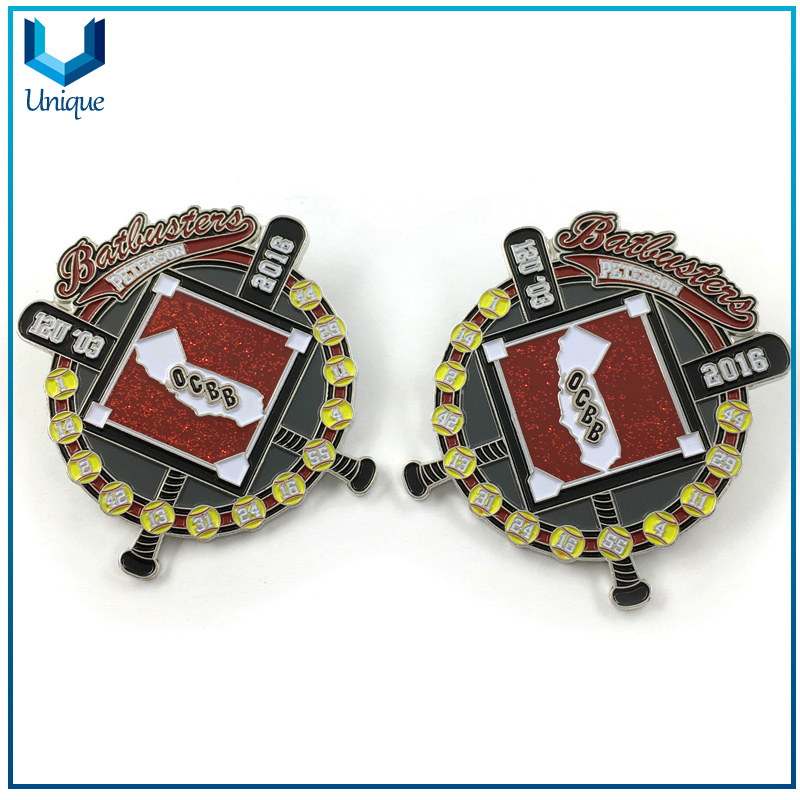Fashion Creative Award Badge, Metal Police Badge, Creative Design Enamel Badge Pin, 3D Medal Honor Police Badge