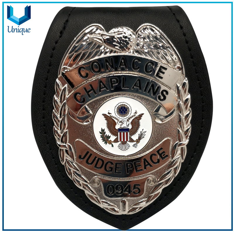 Police Badge in Copper-002
