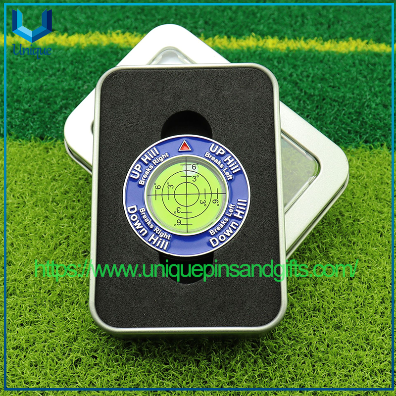 New Model Putting Green Slope Reader Level Instrument Ball Position Marker Golf Products Double-sided Ball Marker