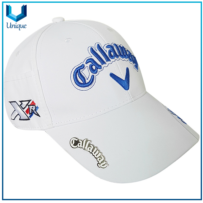 Custom Logo Structured Long Bill Brim Golf Baseball Cap Snapacks, Embroidery Golf Hat Fashion Sport Baseball Cap