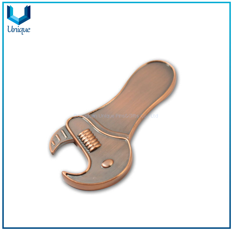Metal Spanner Bottler Opener, Creative Style Fashion bottler Opener, Customize Design Metal Keychain Bottler Opener for Gifts