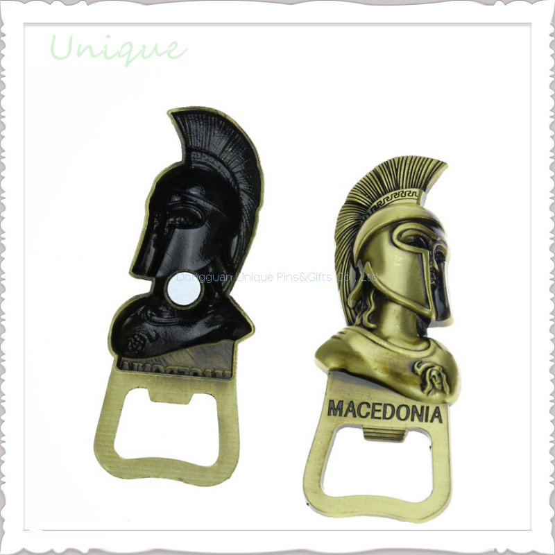 3D Antique Brass Classic Metal Bottle Opener, Customize Design Metal Crafts Manufacturer of Beer Bottle Opener for Souvenir Gifts
