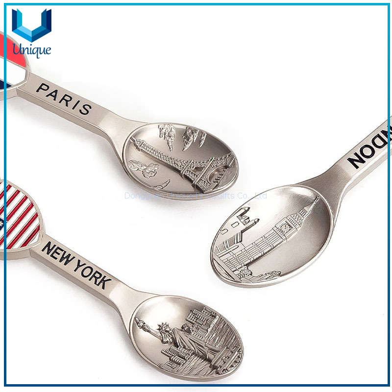 Fashion Spoon Beer Metal Bottle Opener w/ Magnet, National Flag UK /German / France/ Spain /USA Nathiona Flag Bottle Opener for Promtional Gifts