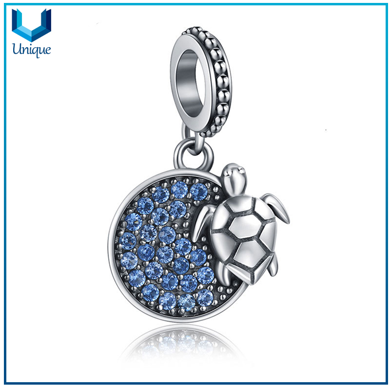 Custom 925 Siliver Manufacture for Fashion Jewelry Zodiac Necklace Pendant w/ Crystal Decoration, Custom Women Necklace 925 Sterling Silver Pendant for Women Decoration