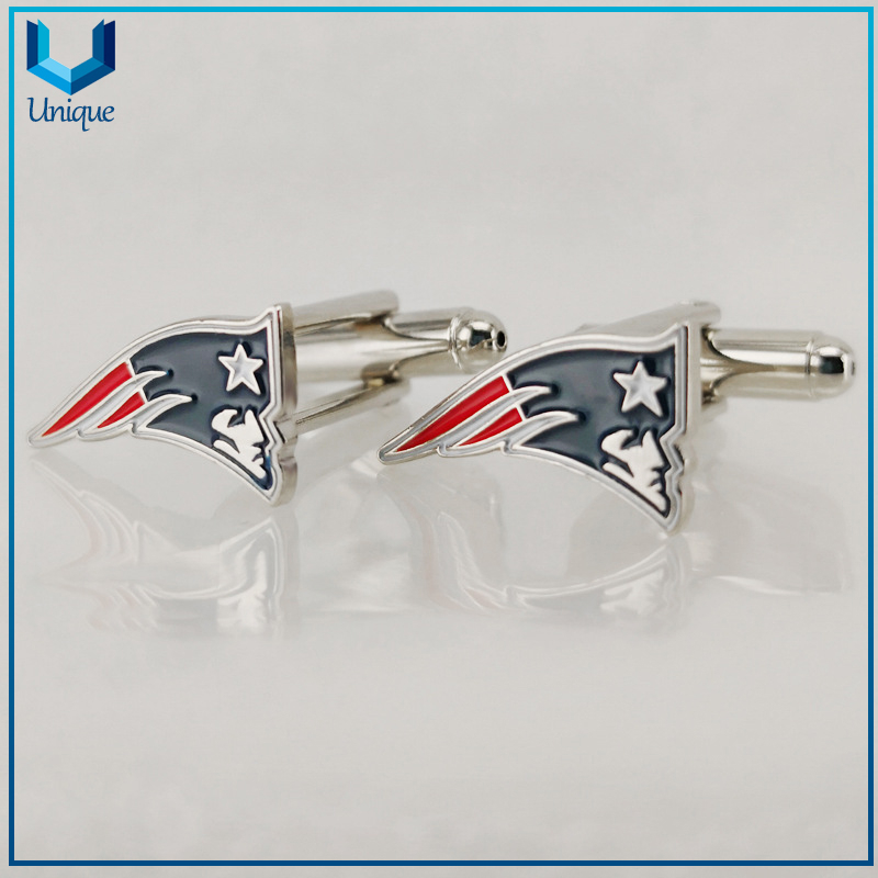 Scotland Flag Cufflink, Nickel Plating 2D cufflink, Fashion Football Club Cufflink with Customize Design for Garment Decoration