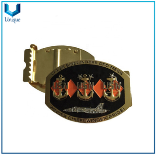 USN Winder Chief Metal buckle, Custmize Design 3D Belt Buckle, Fashion School Trainning Military Police Heavy Duty Buckle 