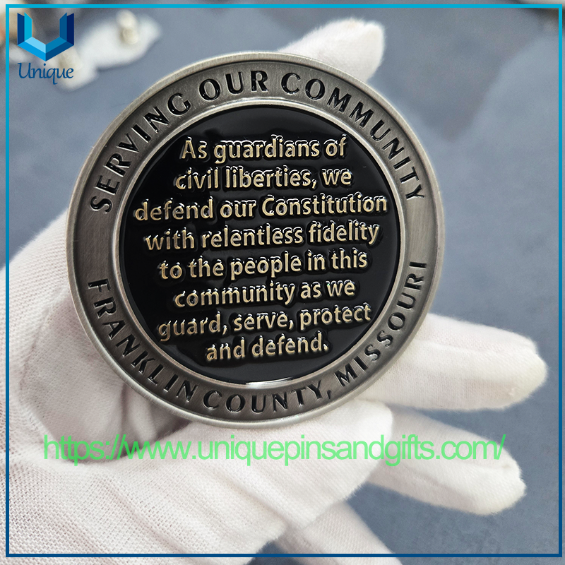 Custom Design Metal Coins Zinc Alloy Brass Gold Silver Souvenir Coins 2D 3D Stamping Dies Community Commemorative Coins