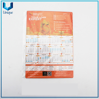 Full color Printed house shape magnets calendars Fridge sticker