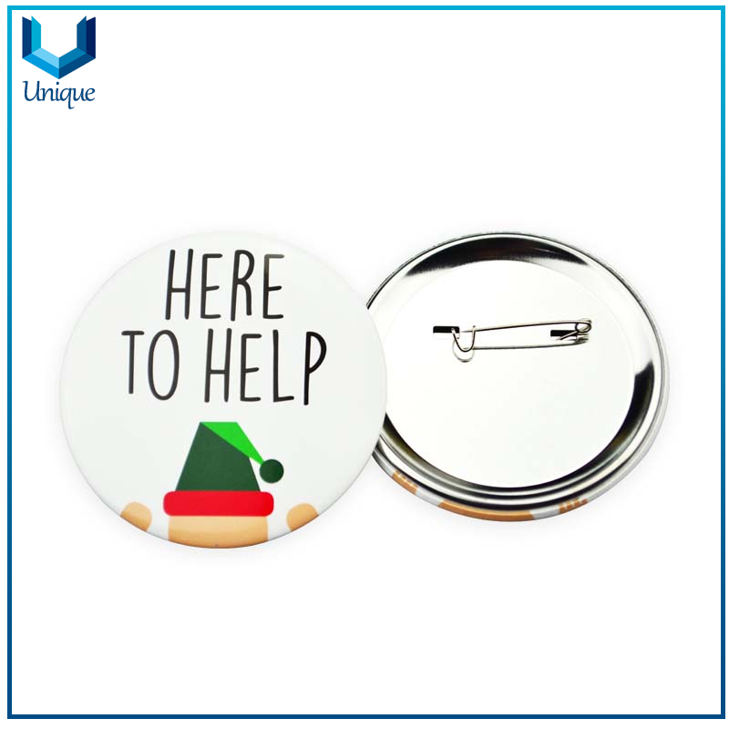 Promotion Tin Button Badge Of Custom Printing For Gifts