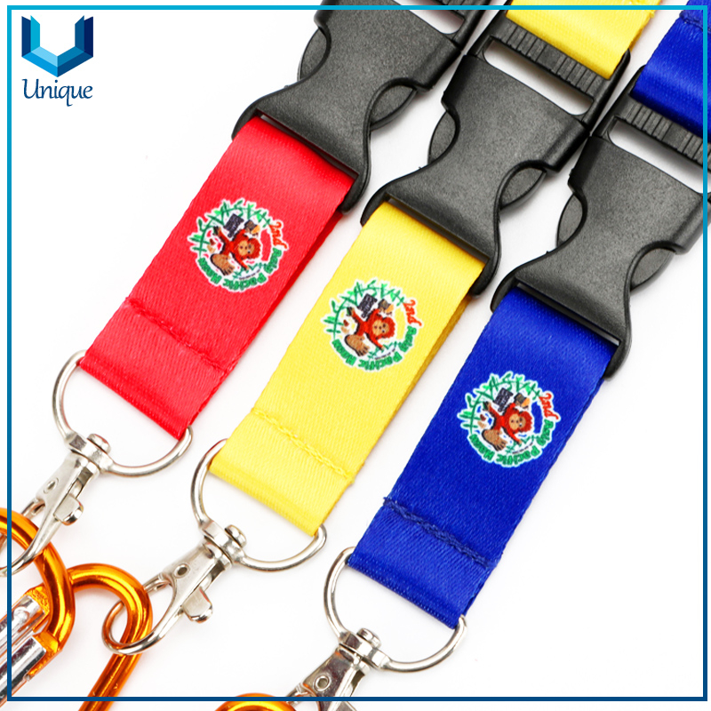 Wholesale Fashion Lanyard Keychain Custom airline airbus air lanyard Silkscreen Printing Logo Polyester Landyard Keychains