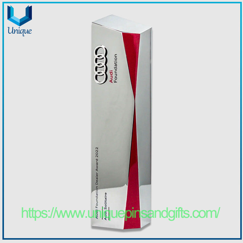 Free Design Customize New Mold Metal Trophy Creative Enterprise Honor Excellent Lettering Trophy (17)