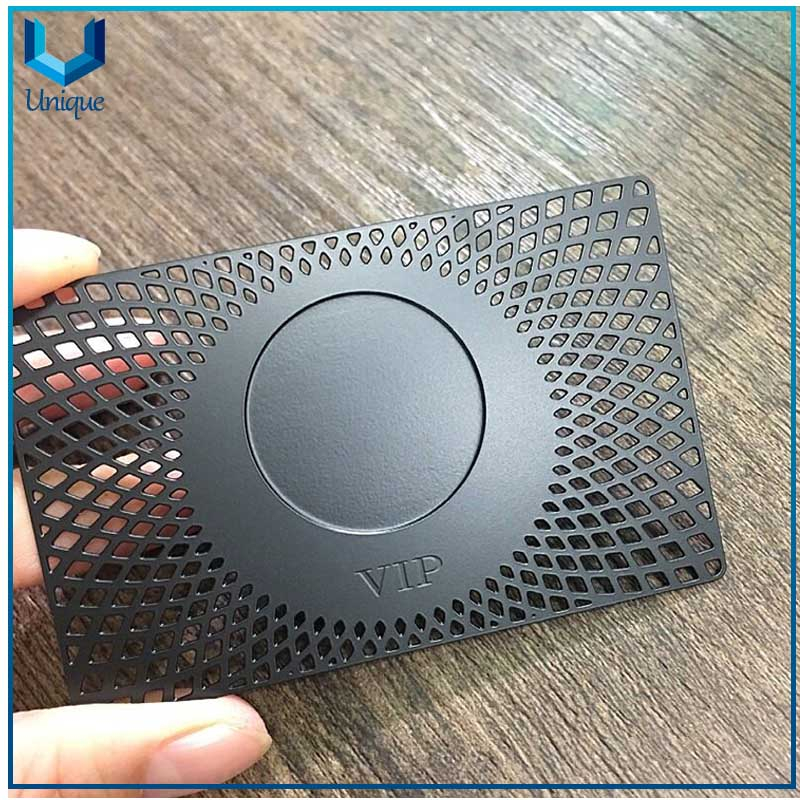 Cutsom Metal card with QR code printing