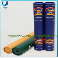 Factory Wholesale Customized Design Logo Grain Leatherette Graduation File Certificate Scroll Holder