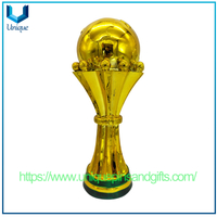 Custom Design African Cup Football Trophy Model Trophy Crafts Creative Decoration Football Cup Trophy Model Fan Supplies